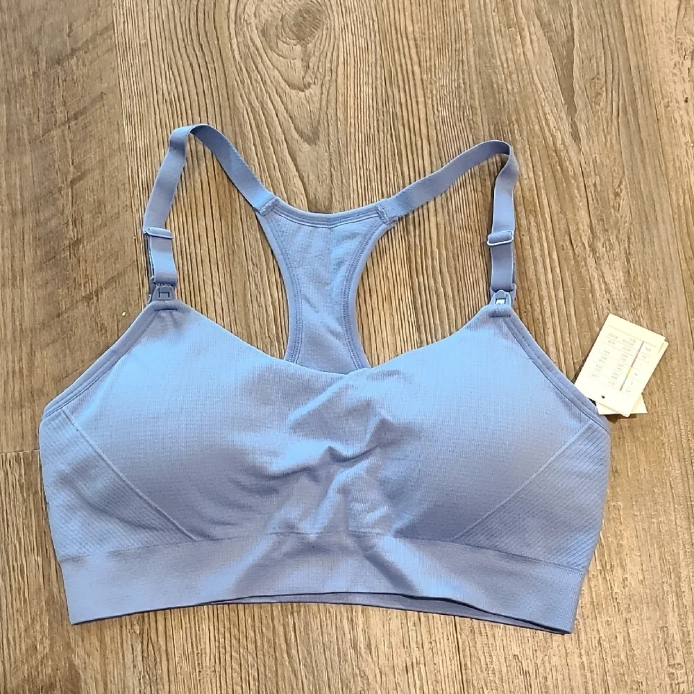 Auden Light Blue Racerback Bra - Picture 1 of 4